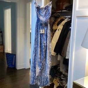 Surf gypsy strapless dress